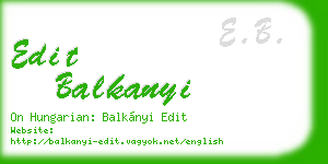 edit balkanyi business card